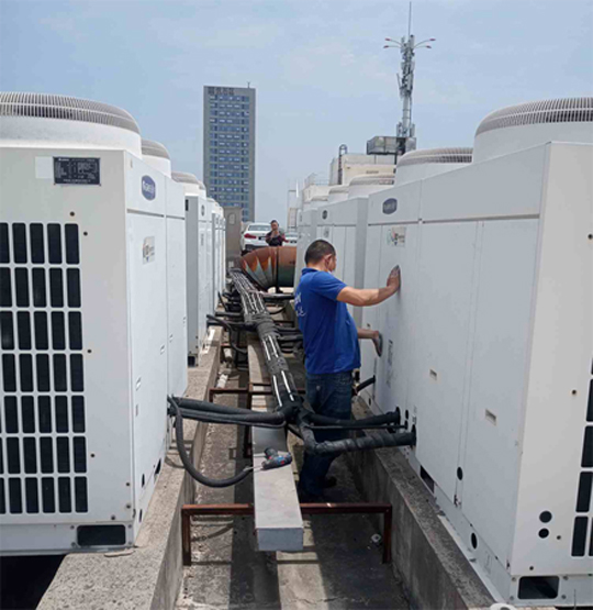 安图中央空调制热和不制冷系统维修方法